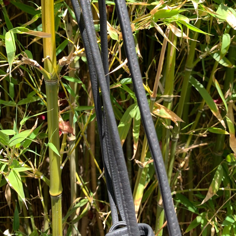 RARE vintage COACH 4144 Littleton mini black leather drawstring shoulder bag - Picture 8 of 15